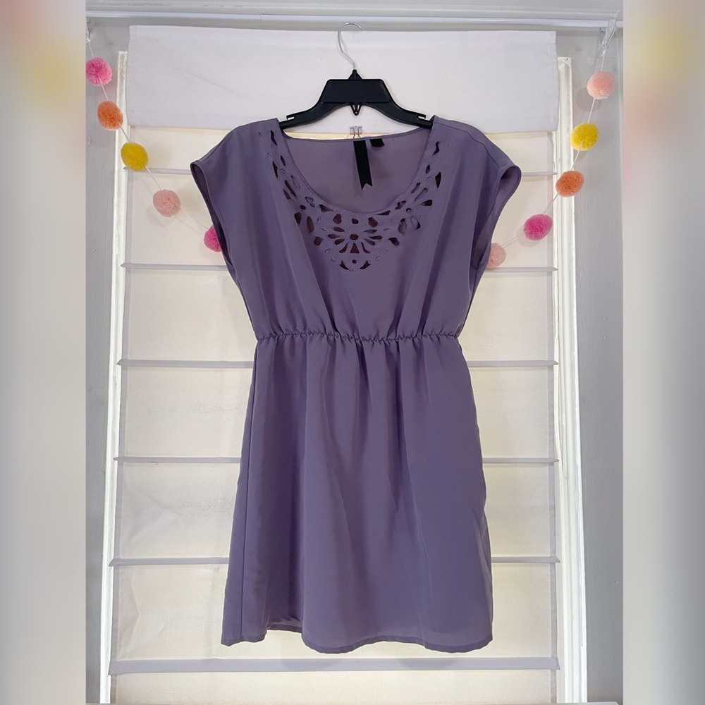 Vintage Cut Out Lace Dress